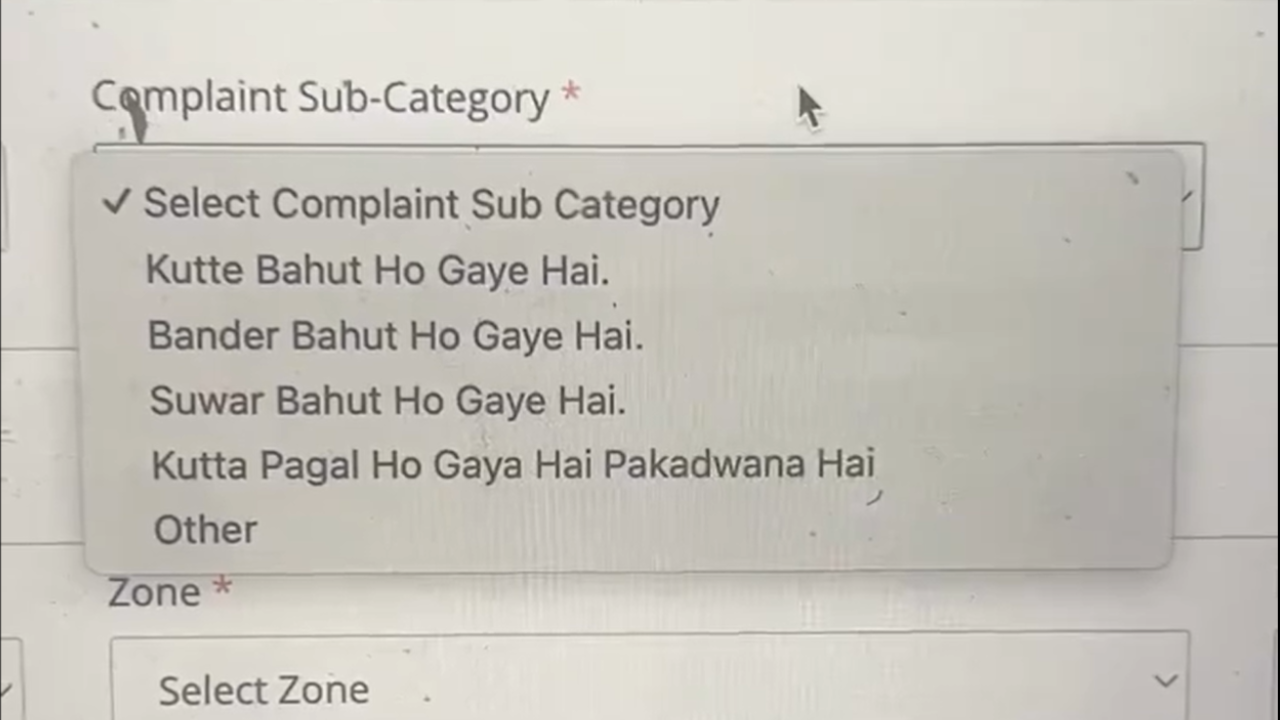 Kutta Pagal Ho Gaya Hai Jaipur Municipal Corporations Online Complaint Section Goes Viral - VIDEO