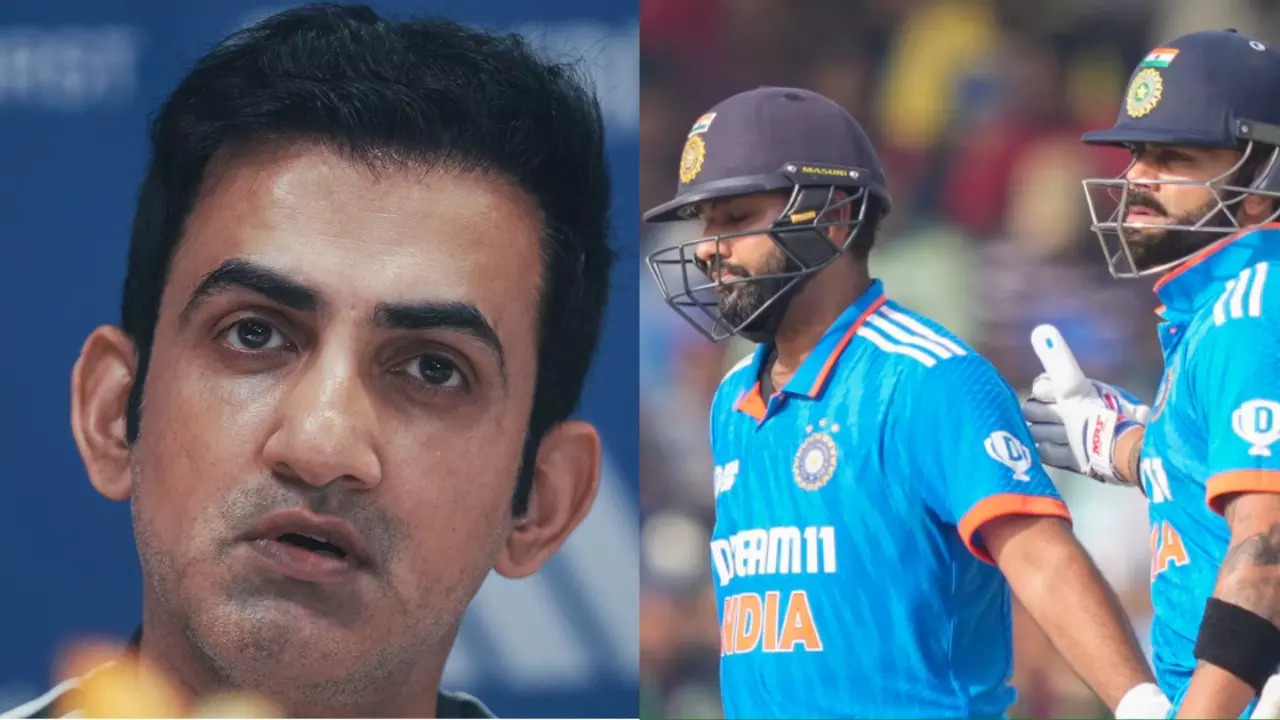 Not Gautam Gambhir Rohit Sharma Virat Kohlis First Net Session Before Sri Lanka ODIs Overseen By Ex-MI Star