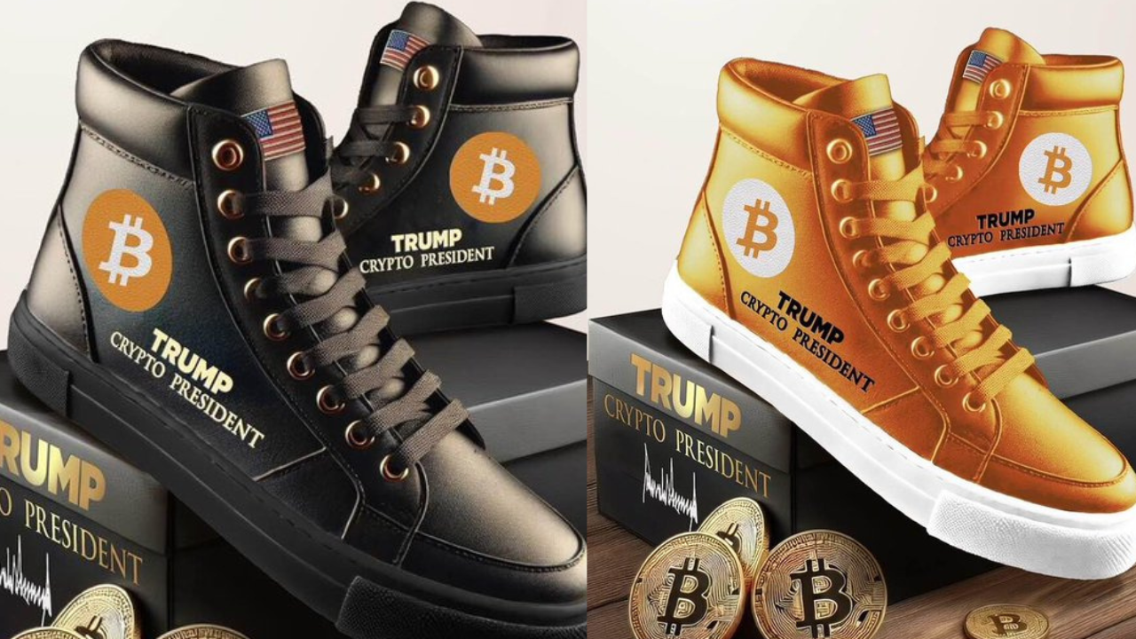 Donald Trump Is Selling 500 Bitcoin Sneakers In Latest Crypto Play