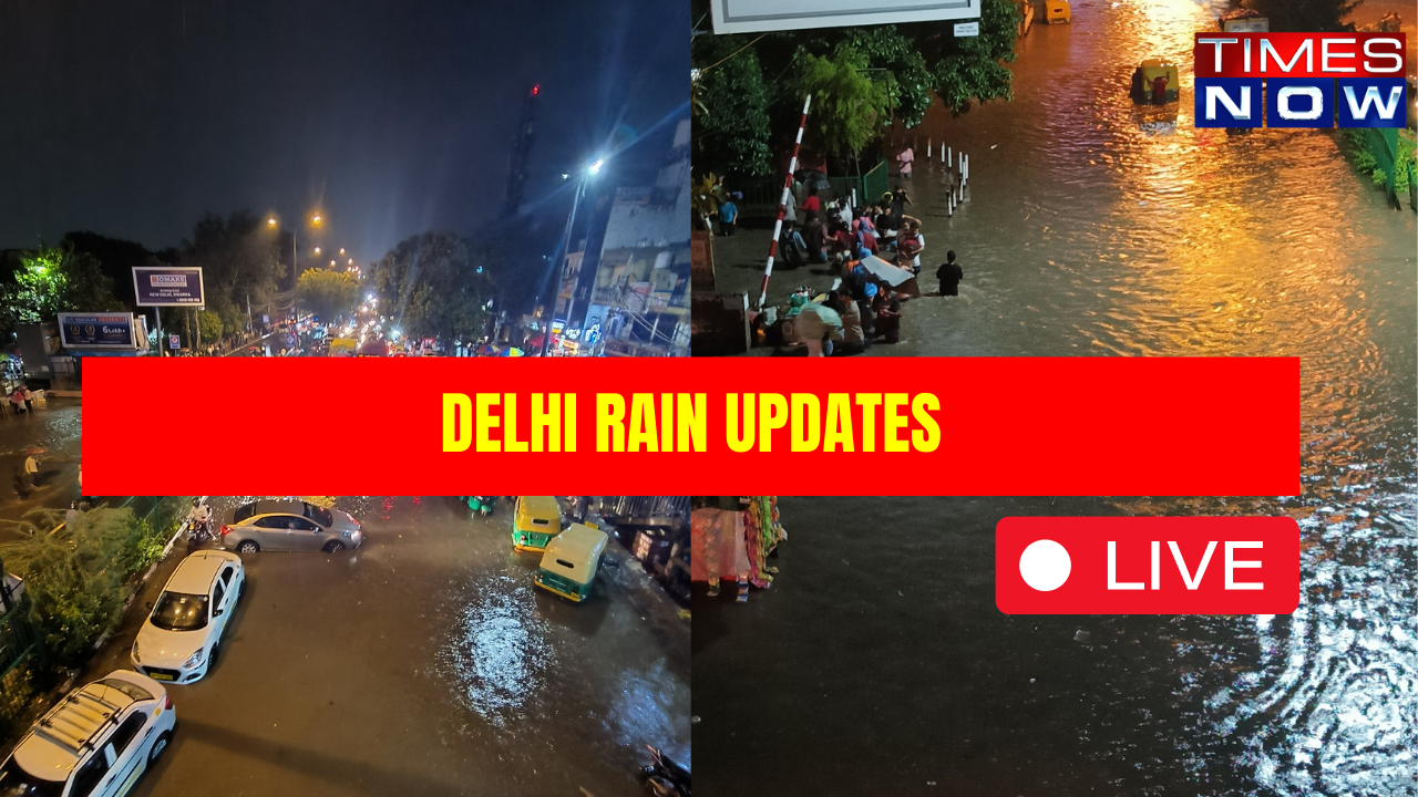Delhi Rain News Live Downpour Brings National Capital To A Standstill Will There Be More Showers Today
