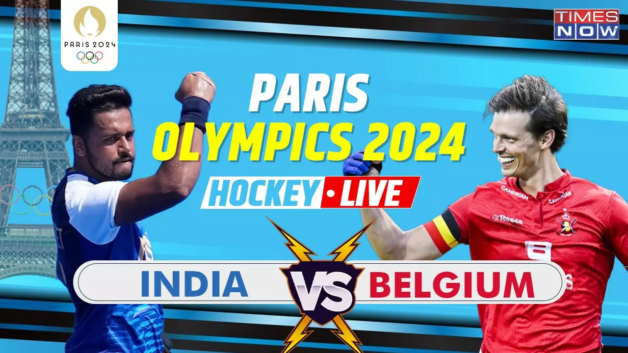 IND vs BEL Hockey Live Score Olympics 2024 Belgium Net Equalizer Level Score 1-1