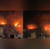 Massive Fire Breaks Out in Bangle Shop in Andhras Vijayawada VIDEO