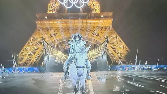 Metal Horse At Paris Olympics Opening Ceremony Criticized As Ominous By Netizens