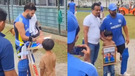Virat Kohli-Rohit Sharma Brighten Up Young Fans Day Embraces Little Kid With Autographs amp Selfies  WATCH