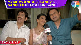 Exclusive Anita Raaj Sandeep Rajora and Sikander Kharbanda from YRKKH engage in a fun game