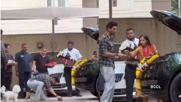 Throwback: When Kartik Aaryan’s coconut-breaking ritual for his luxurious car went viral, fans called him 'sanskaari'