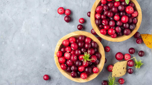 Low sugar fruits - Cranberries