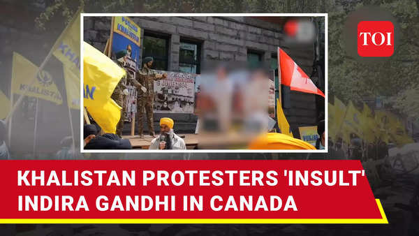 Khalistan Protesters In Canada Stun With New Indira Gandhi Assassination Float; India Fumes
