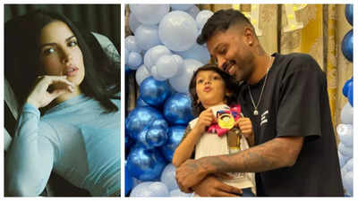 Hardik Pandya celebrates his World Cup win with son Agastya; fans question wife Natasa Stankovic's absence from the photos - See inside