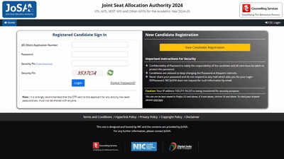 JoSAA Round 4 seat allotment result 2024 out at josaa.nic.in, here's the direct link: Check important counselling dates