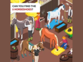 Can you find the 5 horseshoes hidden in this image?