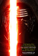 Kylo Ren Character Poster