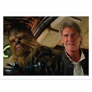 Disney Store Exclusive Blu-ray Combo Pack Lithograph Set (Han Solo and Chewbacca)