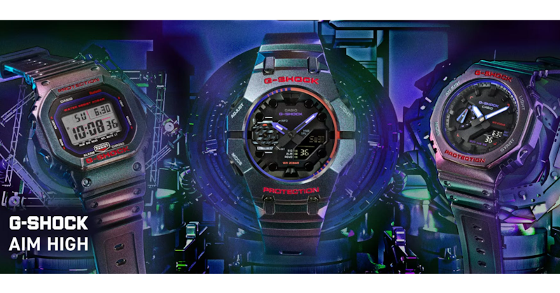 以電腦遊戲虛擬世界觀為主題的 G-SHOCK