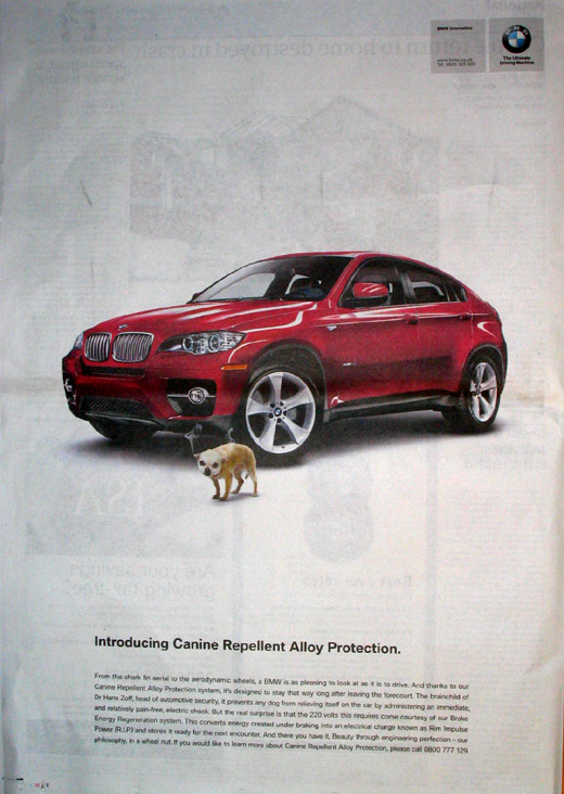 BMW April Fool Ads