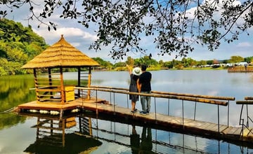 龍潭三坑自然生態公園|浪漫台三線藝術季|老頭擺餐廳品嚐客家美食|桃園一日遊輕旅行