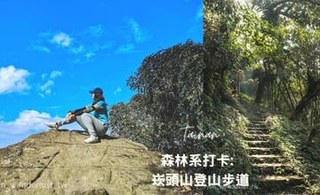 台南｜崁頭山登山步道：森林系女孩打卡！輕鬆親近自然，打卡小百岳