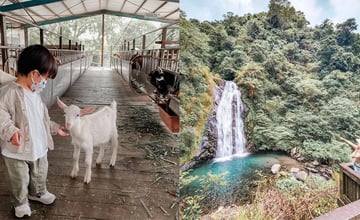 宜蘭｜冬山12個必玩景點：熱氣球嘉年華、近距離餵食水豚、10分鐘就到瀑布，還有不會淋到雨親子公園！