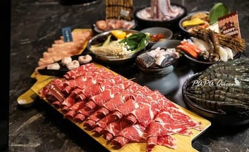 彰化｜五鮮級鍋物專賣：湯底、肉品、蔬菜喜歡怎麼吃都自由配，17盎司肉盤直接滿足肉控味蕾