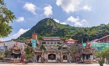 台南白河｜火山碧雲寺：香火鼎盛的關子嶺特色古廟，視野絕佳風景優美