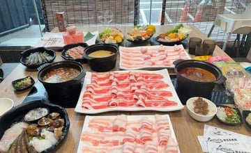 彰化｜肉多多火鍋：氣派分店吃到飽，蔬菜、火鍋料、飲品無限放題，聚餐、宵夜首選