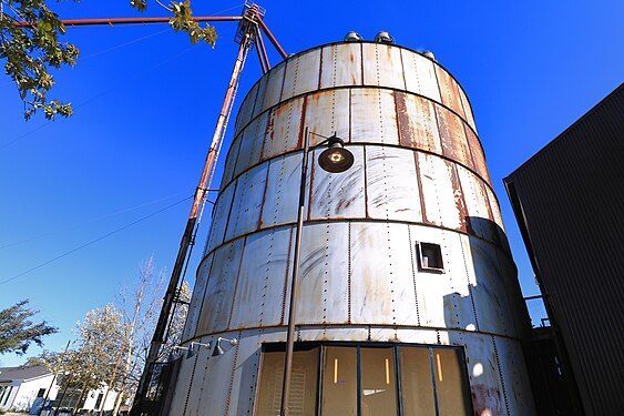 Converted grain silo in Buda, Texas, United States