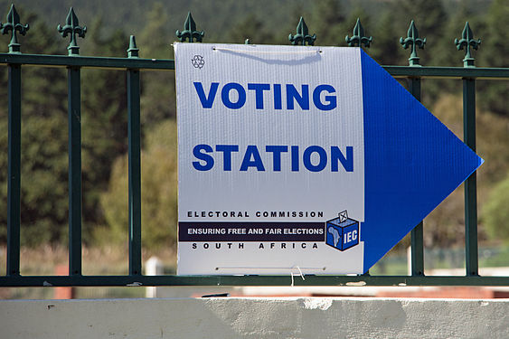 Voting day in the 2014 South African general election