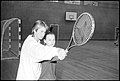 With Simone Schilder e.a. present at youth tennis tournament in Leeuwarden, 1976 (picture later on) [3]