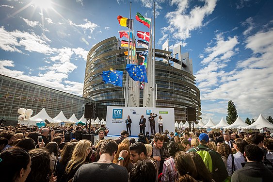 Inauguration of EYE2014 at European Parliament, Strasbourg, 9 Mai 2014.