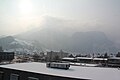 U3 11 - Blick aus dem Fenster auf die Berge