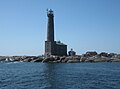 English: Bengtskär lighthouse with accommodation is 200 kilometres from Helsinki Suomi: Bengtskärin majakka majoituksineen, 200 km