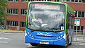 English: Thames Travel 210 (SN10 CCY), an Alexander Dennis Enviro200, in Bracknell bus station, Bracknell, Berkshire, on route 152. Thames Travel took over several Bracknell town services routes from First Berkshire & The Thames Valley, after First lost the contract. Thames Travel started the services from their new base in Bracknell, on 29 May 2010, with a small fleet of brand new 10-reg vehicles.