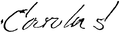 English: His autograph