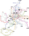 Madrid Metro future expansion for 2011.