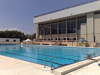 Public swimming pool in Palermo