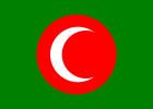 Flag of the Kingdom of Kurdistan (de facto independent 1922–1924)