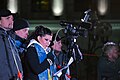 Ruslana reading out an official resolution of Euromaidan, November 29th, 2013