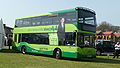 Southern Vectis 1103 Blackgang Chine (HW08 AOS), a Scania OmniCity.}}