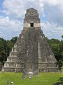 Maya Civilization: Tikal Temple I, called the "Temple of the Giant Jaguar" (tomb of w:Jasaw Chan K'awiil I), w:Tikal, (Guatemala), is built .
