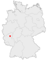 Location of Koblenz within Germany