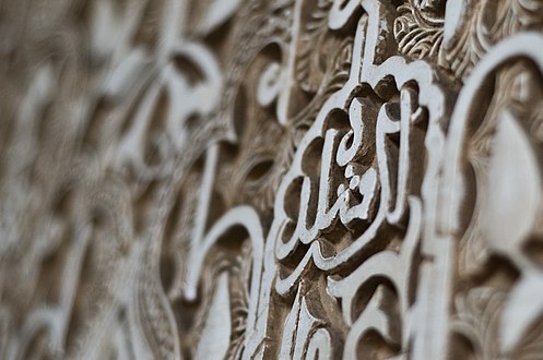 Details from a wall of the palacios nazaries