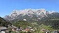 Werfen mit dem Tennengebirge Werfen and Tennen mountain range