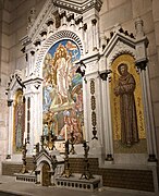 Mosaics in the Chapel of the Resurrection, by the Maison Mauméjean (20th-century).