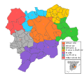 Judicial districts in Albacete province (with municipalities).