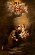 San Antonio de Padua con Niño-Murillo