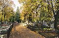 Main alley of the cemetery