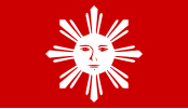 Flag of the Republic of Biak-na-Bato (de facto independent 1897)