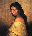 Choctaw Belle, 1850, Painted by P. Romer.