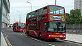 English: First London TNL32891 (V891 HLH), a Dennis Trident/Plaxton President, in Shepherd's Bush.