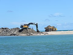 Sand mining at Tern Island Nature Reserve, November 2022 04.jpg